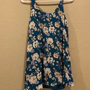 Floral forever 21 short dress or tank